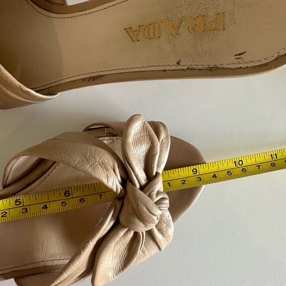 Prada Kitten Heel Mules With Bows - Picture 10 of 10